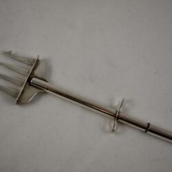 Paye & Baker Sterling Art Deco Plunger Pickle Fork